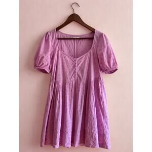 Urban Outfitters Polka Dot Mini Dress | Lilac | Small